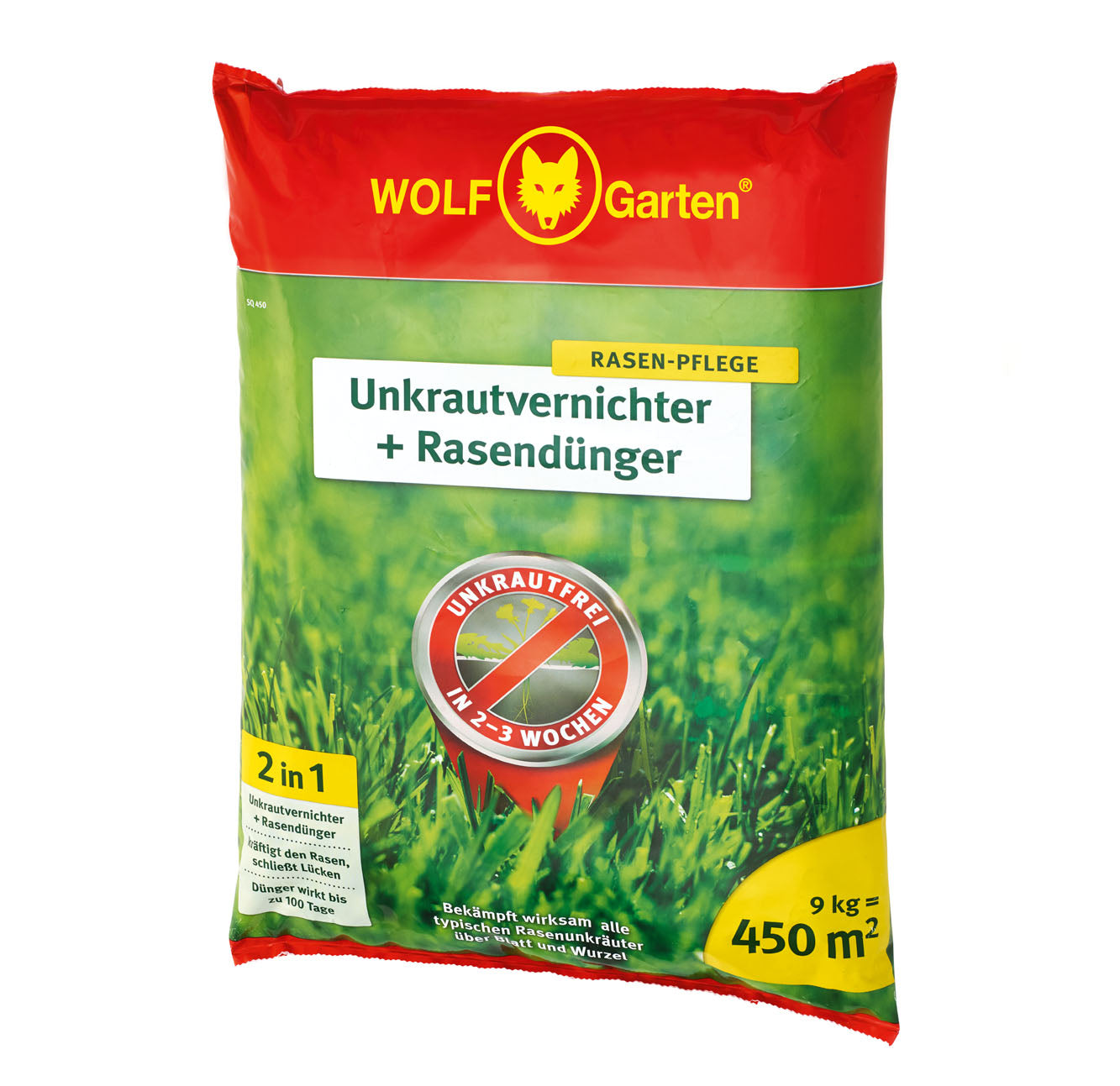 SQ 450 2-IN-1 UNKRAUTVERNICHTER + RASENDÜNGER