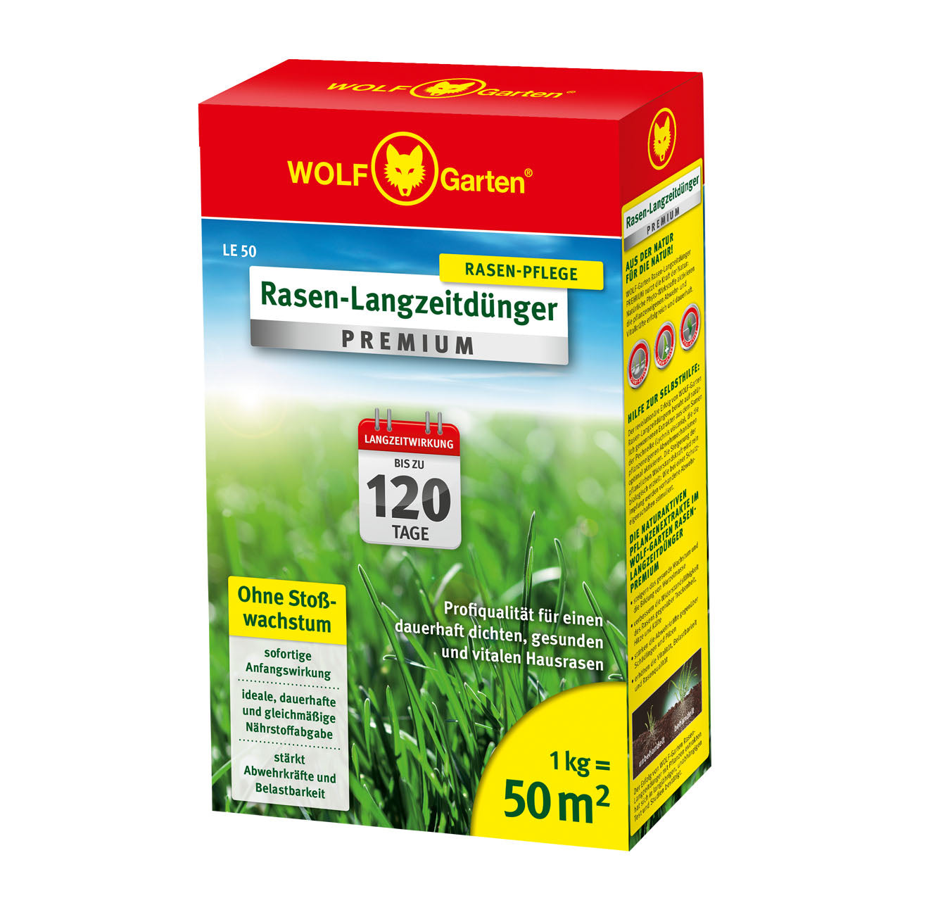 LE 50 RASEN-LANGZEITDÜNGER »PREMIUM« FÜR 120 TAGE