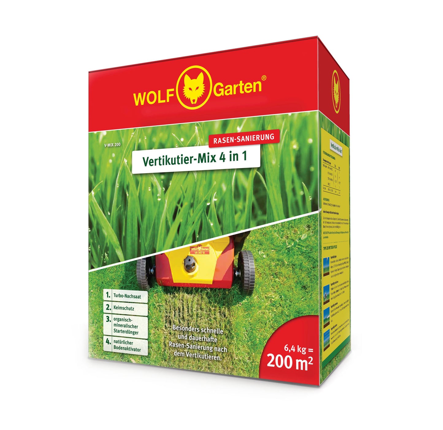 V-MIX 200 VERTIKUTIER-MIX 4-IN-1