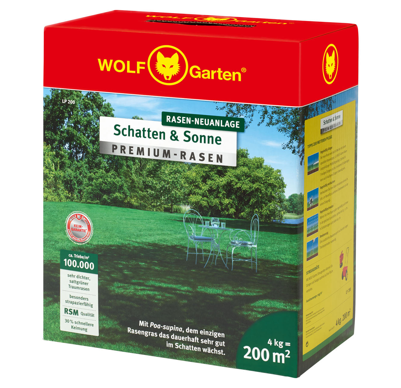 LP 200 »SCHATTEN & SONNE« PREMIUM-RASEN