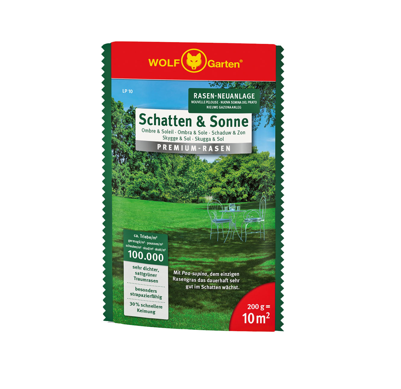 LP 10 »SCHATTEN & SONNE« PREMIUM-RASEN