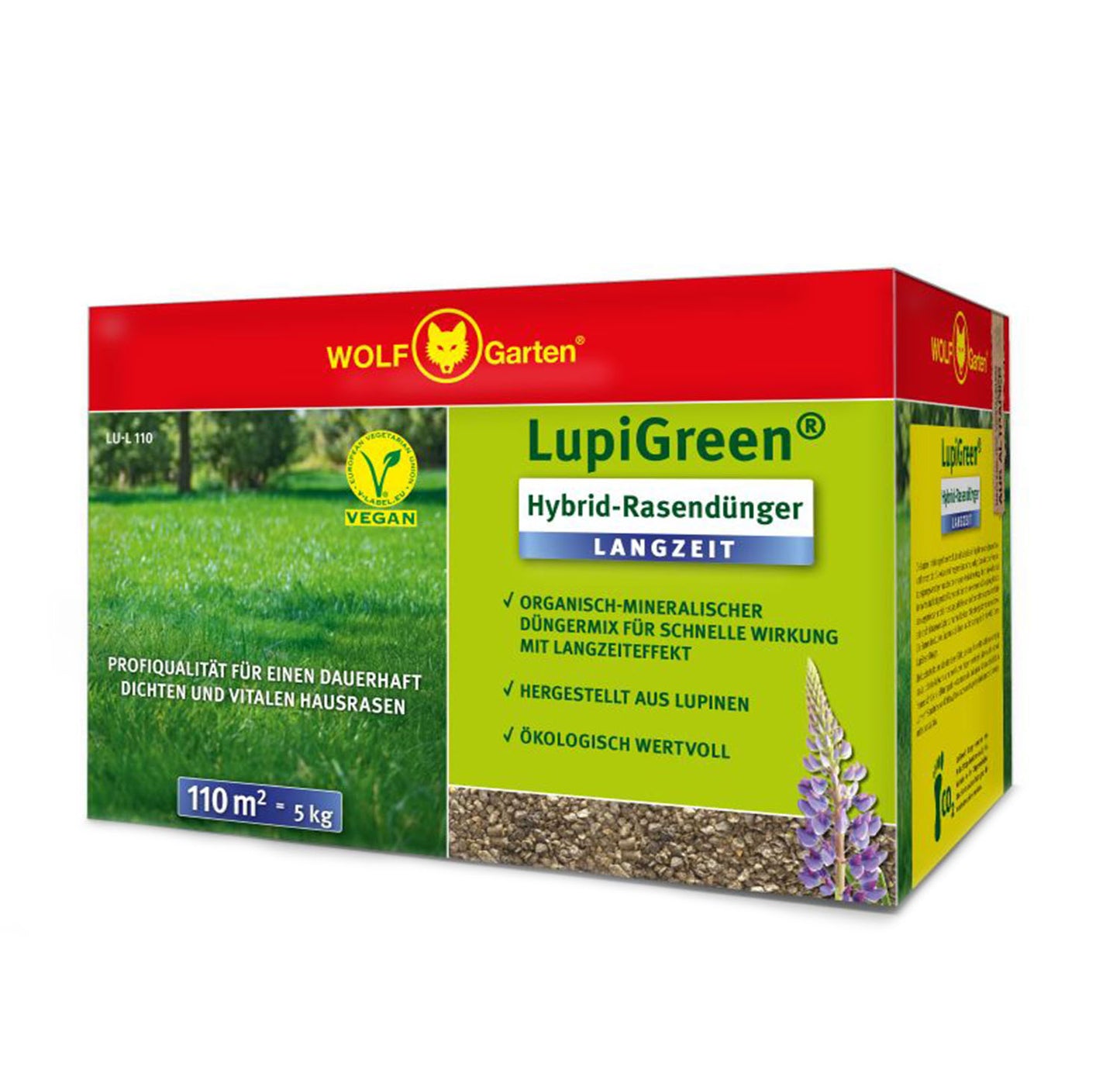 LU-L 110 LupiGreen® HYBRID-RASENDÜNGER LANGZEIT