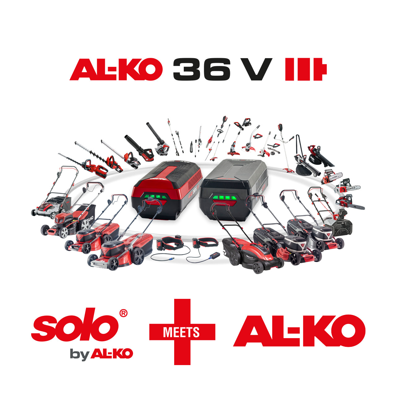 solo® by AL-KO 36 V Akku-Rasenmäher 3833 Li P inkl. Akku und Ladegerät