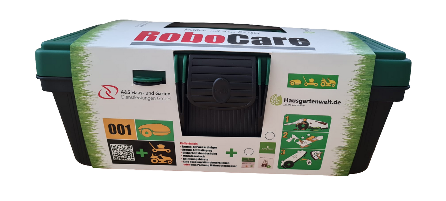 Pflegeset Robo Care für Mähroboter inkl. Klingen oder Messer