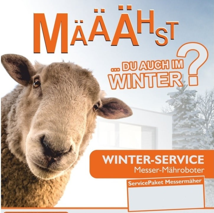 Winter Service Messermähroboter inkl. Abbau und Abholung