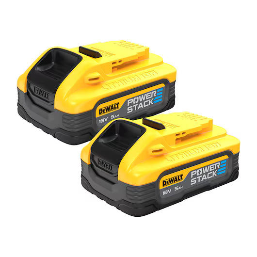 DeWALT DCBP518H2-XJ Powerstack Akku, 18V / 5,0Ah, 2er Set