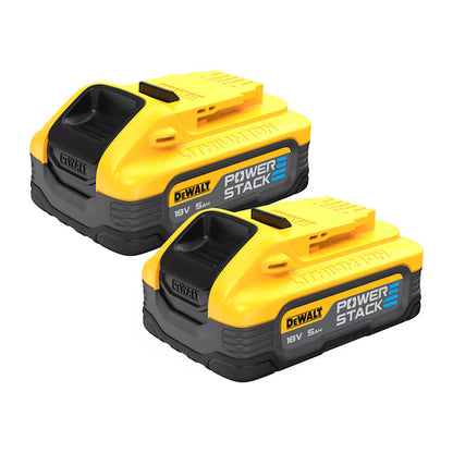 DeWALT DCBP518H2-XJ Powerstack Akku, 18V / 5,0Ah, 2er Set