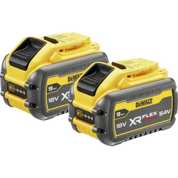 DeWALT DCB547X2-XJ 54V / 3,0Ah, 18V / 9,0Ah, 2 Schiebeakkus