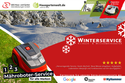 Winter Service Klingenmähroboter inkl. Ersatzklingen