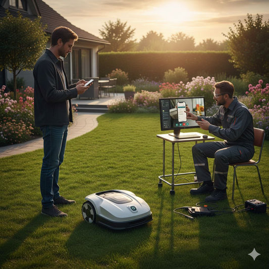 Mähroboter Startklar-Service für kabellose Mähroboter