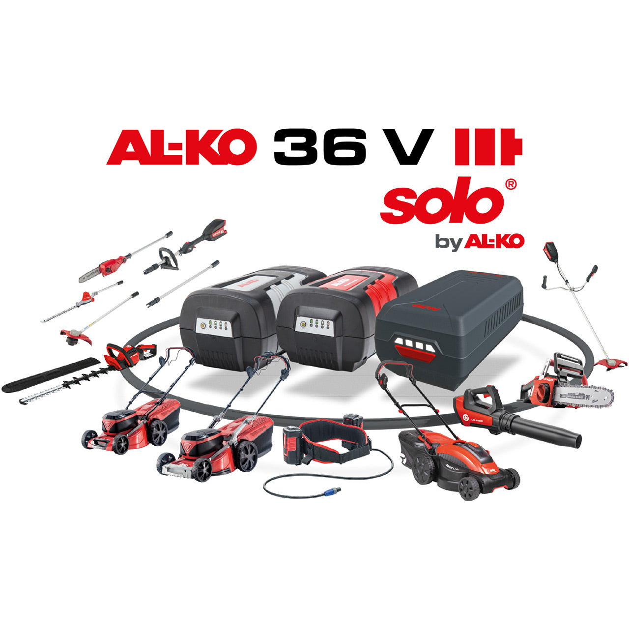 solo® by AL-KO Akku-Rasenmäher 4772 Li VS-W inkl. 2 Akku und Ladegerät